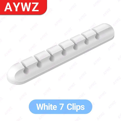Adhesive Cable Holder Clips Cord Management