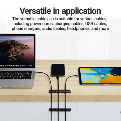 Adhesive Cable Holder Clips Cord Management