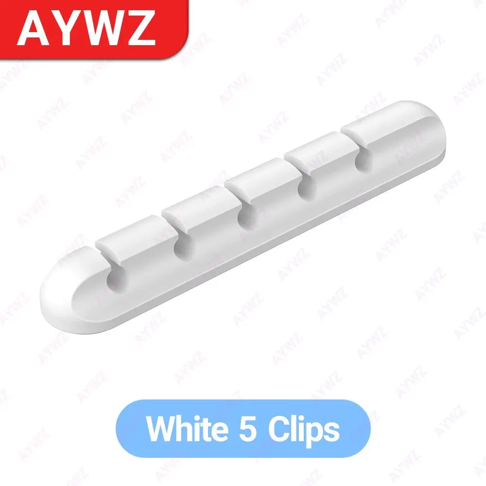 Adhesive Cable Holder Clips Cord Management